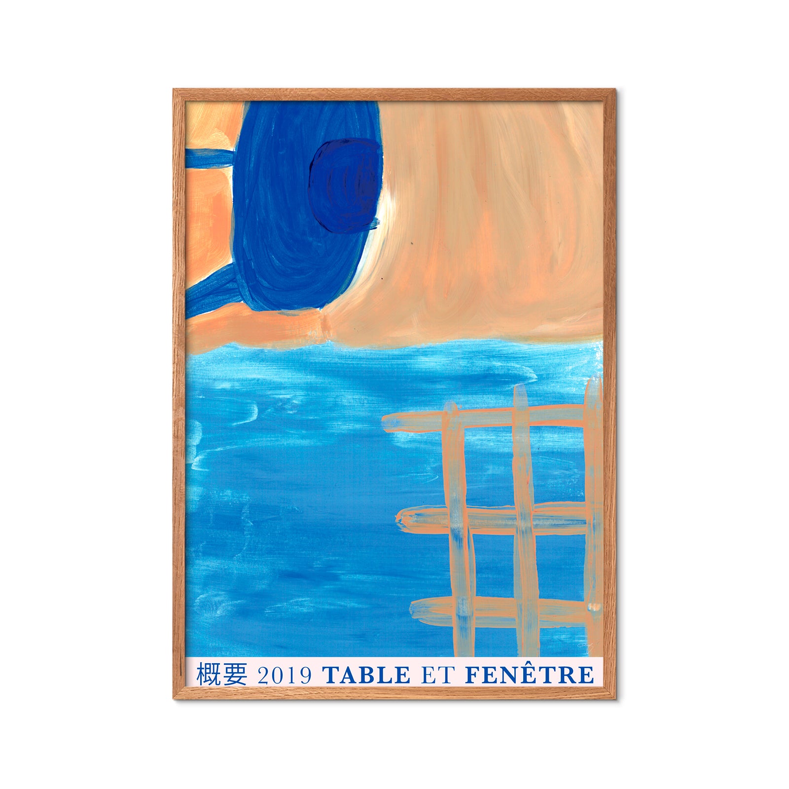 TABLE ET FENÊTRE plakat - 50x70